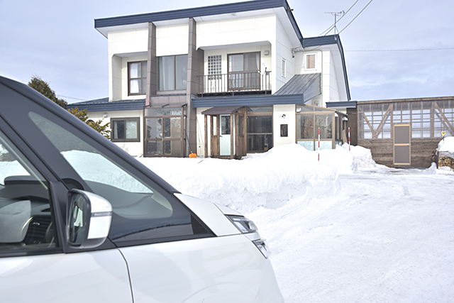 普通の民家としか思えないパン屋さん